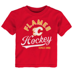 Toddler Red Calgary Flames Take the Lead T-Shirt
