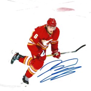 Juuso Valimaki signed Calgary Flames 8x10 photo autographed